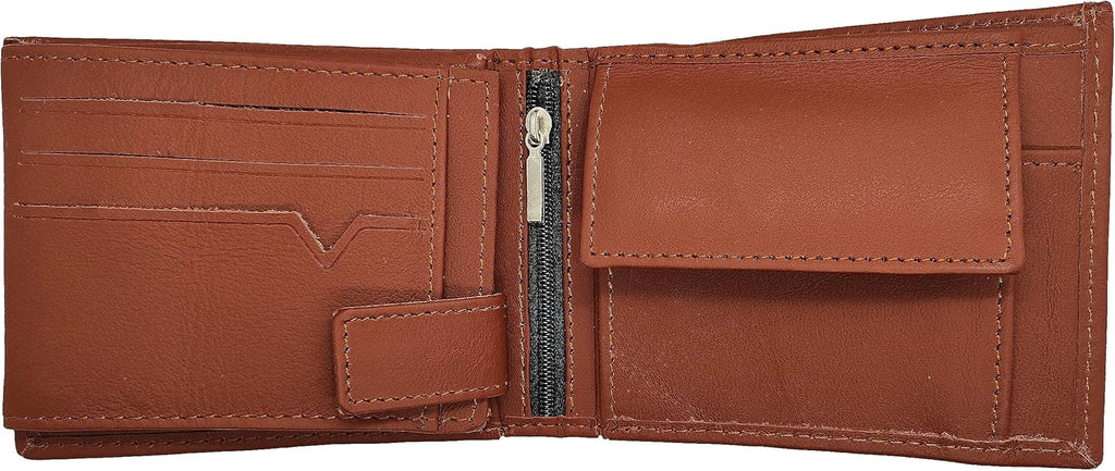Leather Bifold Wallet for Men